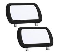 POPETPOP Specchietto da Trucco per Visiera Parasole Auto in Vetro ad Alta Definizione, 2 Pezzi, Compatto e Stabile per Sedile Passeggero, Accessorio Cosmetico Portatile per Suv e Camion