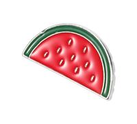 POPETPOP Spilla a Forma di Anguria 2 Pezzi Smalto Colorato Fermagli per Cardigan Dimensioni 2.40X1.20X1.00Cm Accessori Donna Regalo per Insegnanti e Amici