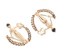 POPETPOP Spilla da Avvocato in Metallo Lega Set 2 Pezzi Bilancia della Giustizia Dorata Spilla da Bavero per Uomo e Donna Accessorio per Abiti Formali e Studenti di Giurisprudenza