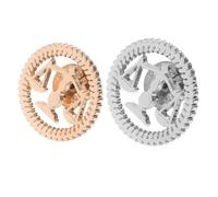 POPETPOP Spilla da Bavero in Metallo per Avvocato e Giudice Set 2 Pezzi Bilancia Vintage Dorata e Argentata Spilla da Uomo Elegante per Abiti Formali e Studenti di Giurisprudenza Regalo