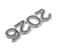 POPETPOP Spilla Donna Anno del Cavallo 2026 Strass Argentata, Accessorio Capodanno Cinese Elegante per Abiti e Sciarpe Invernali, Spille da Bavero per Feste e Regali