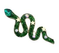 POPETPOP Spilla Forma di Serpente con Cristallo Artificiale Accessorio da Cappello Retrò Spilla Carina con Animale dello Zodiaco per Decorare Abiti e Accessori di Moda