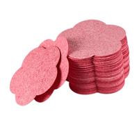 POPETPOP Spugne Facciali per Pulizia Viso e Rimozione Make-up Compresse in Polpa di Legno 50 Pezzi e Portatili Forma a Fiore Morbide per Uso Quotidiano