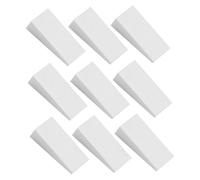 POPETPOP Spugne per Trucco Triangolari 30 Pezzi, Spugna per Fondotinta Portatile Bianca, Applicatore per Polvere e Fondotinta a Doppio Uso, Adatte per Uso Asciutto e Bagnato, per Make-up