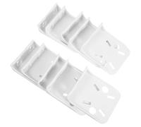 POPETPOP Staffa di Montaggio in Plastica Bianca per Supporto Filtro Acqua, Design Stabile e Robusto, 10 Pezzi per Organizzazione Cucina e Alloggiamento Filtro Rubinetto