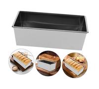 POPETPOP Stampo Pane in Acciaio Inossidabile per Toast Quadrato Teglia da Forno Antiaderente per Uso e Professionale Riscaldamento Uniforme e Facile da Pulire