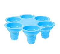 POPETPOP Stampo per Gelato Silicone Cavità Fabbricante Ghiaccioli Riutilizzabile per Gelati e Popsicle Fatti Casa Blu