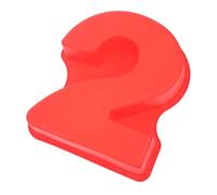 POPETPOP Stampo per Torta in Silicone Rosso Numeri 3d, Design Dettagliato e Versatile, per Compleanni e Celebrazioni Speciali, Moderno e Resistente