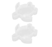 POPETPOP Stampo Resina Epossidica 3D per Tartarughe 2 Pezzi in Silicone, per Candela e Sapone, Utilizzabile per Artigianato Marino e Decorazioni Fai da Te
