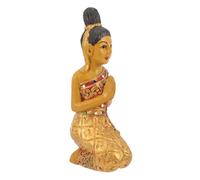 POPETPOP Statua Buddha Thailandese in Decorazione da con Finitura Scultura Ornamentale Accogliente Altezza Duraturo e Ufficio
