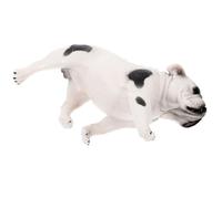 POPETPOP Statua Bulldog Francese Decorativa in Plastica Realistica Miniatura per Arredo Desktop Cane Adorabile e Leggero per Giardino e Casa