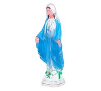 POPETPOP Statua della Vergine Maria Plastica Scultura Religiosa per Decorazione Interna Ed Esterna Figura della Madre Benedetta per e Ambienti Domestici