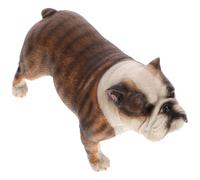 POPETPOP Statuetta Bulldog per Decorativo in Miniatura Cognitivo per Amanti dei Cani Arredamento per Casa e Ufficio 1 Pezzo