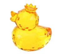 POPETPOP Statuetta Trasparente in Acrilico a Forma Di Papera Ornamento Per Tavolo e Cucina Decorazione Giocosa Per Casa e Festa Resistente e Facile Da Pulire