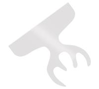 POPETPOP Stencil in Acrilico Trasparente per Manico di Tagliere per Salumi Riutilizzabile per Lavorazione del Legno Guida per Taglio Preciso di Taglieri per Creazione Fai da Te in