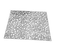 POPETPOP Stencil per Verniciatura a Tre Colori in Stile Tedesco Spray per Progetti Fai-da-Te su Tessuto Legno e Superfici Piane Template Creativo per Decorazioni Artistiche