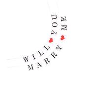 POPETPOP Striscione Set 1 Pezzo Will You Marry Me e Atmosfera Romantica per Decorazione Auto Sposi per Decorazione Matrimonio