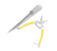 POPETPOP Strumenti Riparazione Vimini Acciaio Inossidabile Set per Mobili da Esterno e Cestini in Rattan Forbici e Leva