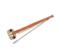 POPETPOP Strumento Percussione Buddista Yin Qing in Rame Resistente e Delicato per Rituali Tempio e Meditazione Manico in Legno Lungo Adatto Casa e Luoghi Sacri
