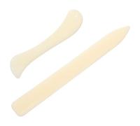 POPETPOP Strumento Piega Ossa in ABS Beige 2 Pezzi per Scrapbooking e Rilegatura, Levigatura e Piegatura della Carta per Lavori Manuali e Origami