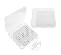 POPETPOP Supporti Resistenti ad Alta Temperatura per Cottura Bisque per Ceramica e Base in Allumina, Tappetino Refrattario Poroso Multibucato Chiodi di Supporto Microsporgenti Smalto