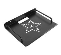 POPETPOP Supporto da Alluminio per Router e Proiettore, Mensola Galleggiante Resistente Montaggio a Gestione Cavi, Rack di Stoccaggio Compatto per Ufficio e Casa