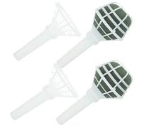 POPETPOP Supporto in Spugna per e Sposa da Bouquet 4 Bianco in Plastica Base Artigianali Fiori per Matrimoni e Decorazioni