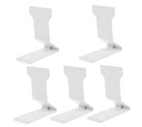 POPETPOP Supporto Magnetico per Scaffali da 5 Pezzi, Organizer per Espositori Alimenti in Plastica 100x45x110mm Antiribaltamento, Accessorio per Scaffalature Negozi e Supermercati,