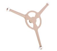 POPETPOP Supporto Microonde Anello Girevole a Tre Bracci, Rullo per Vassoio in Vetro, Ricambio per Piatto Giradischi Microonde, Accessorio Stabile e Compatibile per Uso Cucina