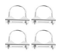 POPETPOP Supporto per Antenna in Alluminio 4 Pezzi, Resistente e Facile da Usare, per Installazioni su Tetto e All'aperto, Kit Completo Accessori