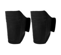 POPETPOP Supporto per Cellulare da Corsa Regolabile Fascia Elastica Antiscivolo 2 Pezzi per Escursionisti e Corridori Nero Leggero e Traspirante