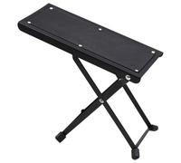 POPETPOP Supporto per Chitarra Pieghevole Sgabello e Poggiapiedi per Chitarristi Adulti, Adatto per Chitarra Elettrica e Acustica