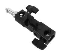 POPETPOP Supporto per Flash Ombrello Adattatore Hot Shoe, Design Portatile in ABS e Metallo, Supporto Stabile per Treppiede Luce, per Eventi e Viaggi