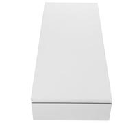 POPETPOP Supporto per Monitor Alzata Ergonomica Bianco in MDF da Scrivania Multi-Funzione Elegante per Notebook e Schermo, per Ufficio e Casa