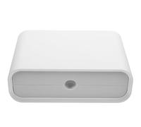 POPETPOP Supporto per Monitor da Scrivania in Acrilico con Cassetto Rimovibile, Organizzatore per Computer Desktop Antiscivolo, Alzata Ergonomica per Lavoro Seduto e Riduzione Stress