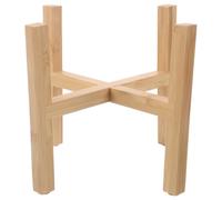 POPETPOP Supporto per Piante da Interno in Legno Design a Gambe e Struttura Cava, Previene L'accumulo d'Acqua e Favorisce la Crescita Sana delle Radici, per Soggiorno e Casa