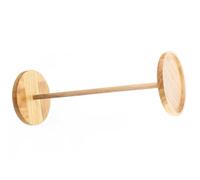 POPETPOP Supporto per Tamburo Lingua in Legno Massello Design Semplice, Stand Portatile per Strumenti Musicali Handpan, per Esercizi di Batteria e Housewarming