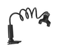 POPETPOP Supporto per Telefono da Scrivania e Letto Morsetto Braccio Flessibile a Collo D’Oca lungo 2 M Clip Portatile Rotante 360° Compatibile Smartphone per Visione Video e Uso in