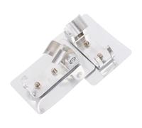 POPETPOP Supporto per Telefono Doccia in Alluminio Argento 2 Pezzi Gancio Multifunzione Leggero e Regolabile per Bagno Moderno senza Foratura