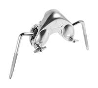 POPETPOP Supporto per Tom da Batteria in Metallo Staffa di Montaggio e Clip per Campanaccio, Supporto Stabile per Percussioni, Adatto a Musicisti e Uso in Studio o Live