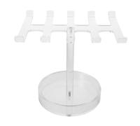POPETPOP Supporto Trasparente per e Collane in Acrilico Organizer Salvaspazio Espositore per Braccialetti Orecchini e Orologi Design Versatile per Vetrine e Comò