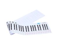 POPETPOP Tabella Da Per Tastiera Pianoforte Tabella Delle Diteggiature Per Principianti Tastiera Portatile Per Pianoforte Poster Per L'Insegnamento Della Tastiera