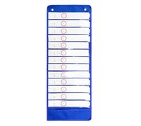 POPETPOP Tabella Tascabile e Pet Oxford Programma Giornaliero con 18 Carte Riutilizzabili Fronte-retro per Organizzazione Visiva per Aula e Attività Quotidiane