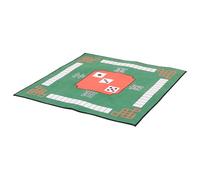 POPETPOP Tappetino Gioco Carte Verde Antiscivolo in Gomma Copritavolo Spesso Riduzione Rumore per Poker Domino e Mahjong Resistente e Riutilizzabile per Giochi da Tavolo