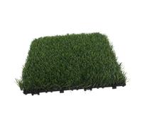 POPETPOP Tappeto Erboso Sintetico Realistico Pannello di Finto Interlocking per Giardini e Spazi Esterni Facile da Trasportare e Riutilizzabile per Eventi e Decorazioni di Esterni