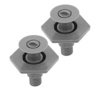 POPETPOP Tappi di Scarico Filettati per Refrigeratori 2 Pezzi in Plastica Resistente al Freddo Guarnizione Sigillante per Riparazione Congelatori e Celle Frigorifere Accessori per