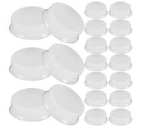 POPETPOP Tappi per Flauto Traversiere in Silicone Trasparente 25 Pezzi Copritasti per Fori Aperti Parti di Riparazione per Flauto Accessori per Principianti e Apprendimento Musicale