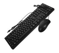 POPETPOP Tastiera e Mouse Combo Usb Tastiera Elegante Francese e Mouse Per Casa Ufficio Bar Utilizzo Domestico e Ufficio Senza Latenza