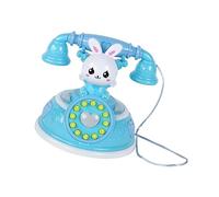 POPETPOP Telefono Piccolo in Plastica Sicura Telefono Vintage Simulazione Interattivo Educativo per Sviluppo Intelligenza e Abilità Manuali Ruolo e Rafforzamento del Genitore Figlio Design