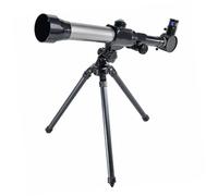 POPETPOP Telescopio Astronomico Rifrattore Portatile per Ragazzo Ragazza Principianti Treppiede Resistente per Osservare Stelle e Pianeti senza Montaggio